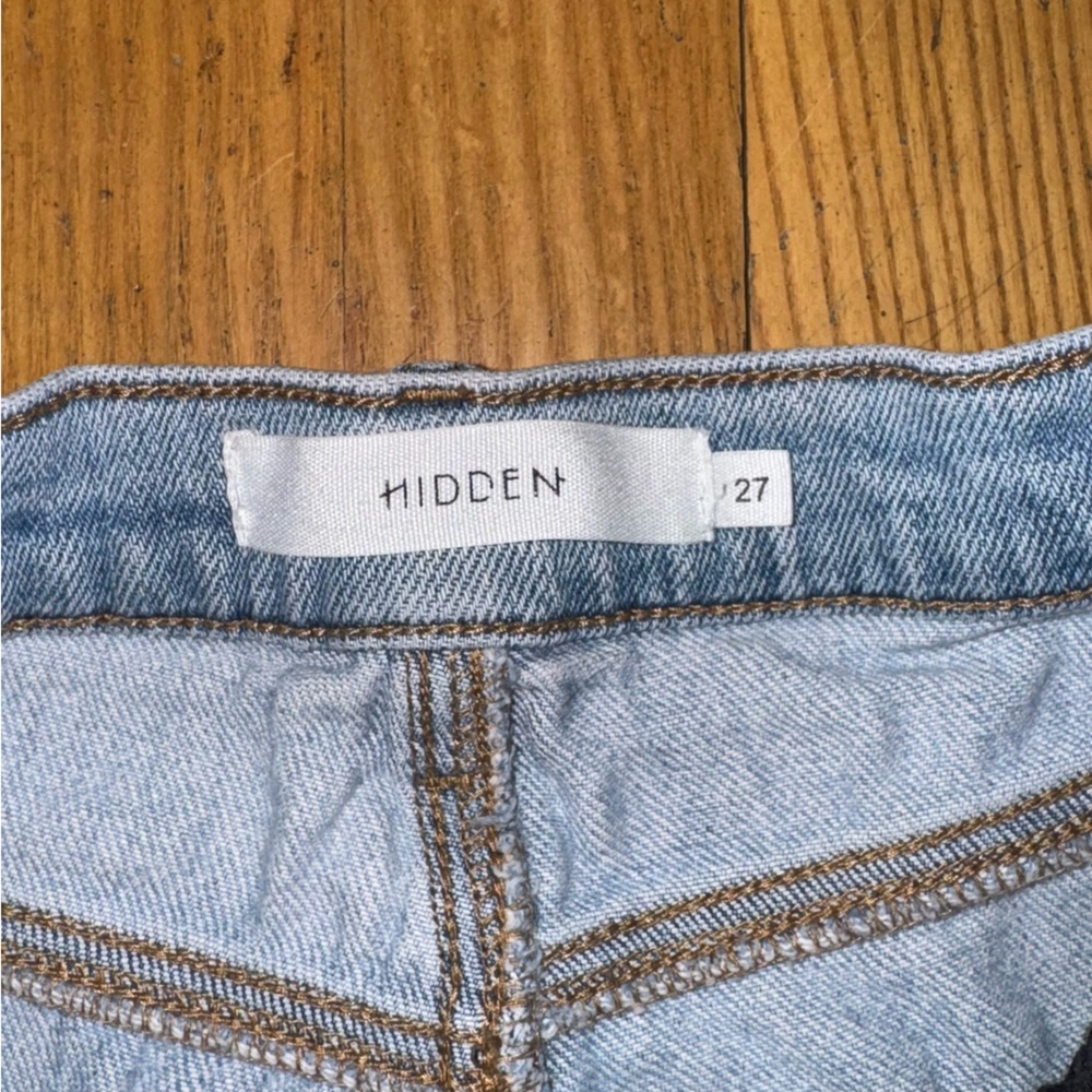 Hidden Brand Women's Light Blue Wide-Leg Jeans - Picture 6 of 16